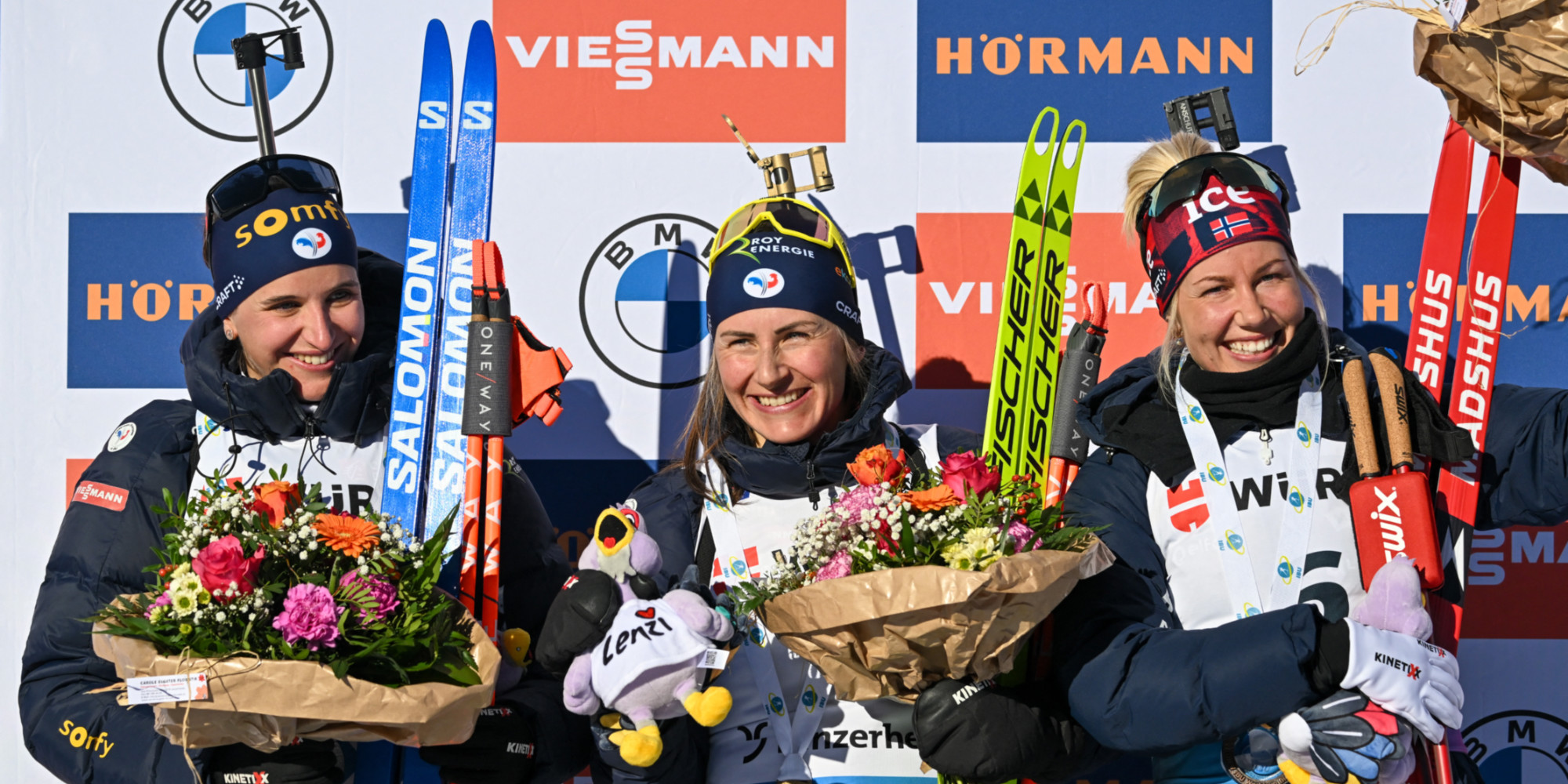 Biathlon: double double with Justine Braisaz-Bouchet and Julia Simon 