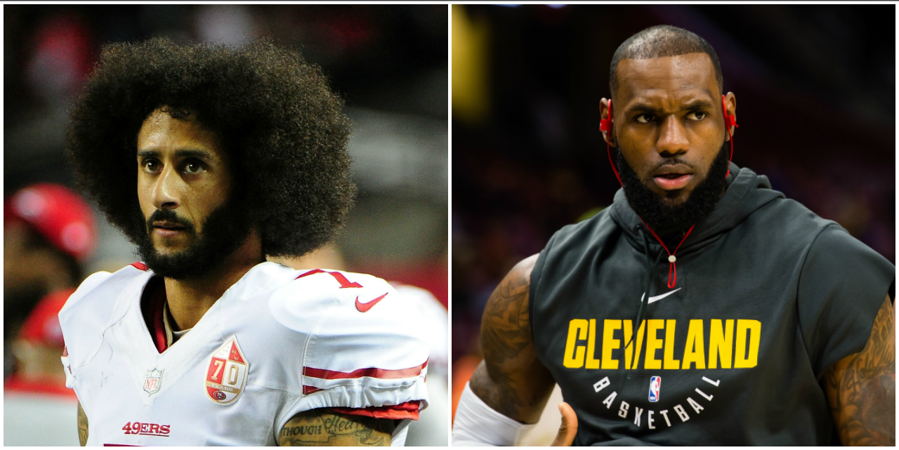 Lebron james colin kaepernick hotsell