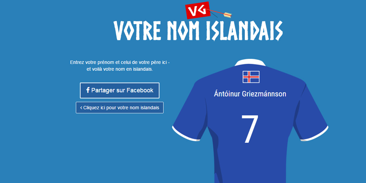 Pourquoi Les Noms Islandais Finissent Par Dottir Euro 2016 : un générateur de noms islandais est désormais disponible