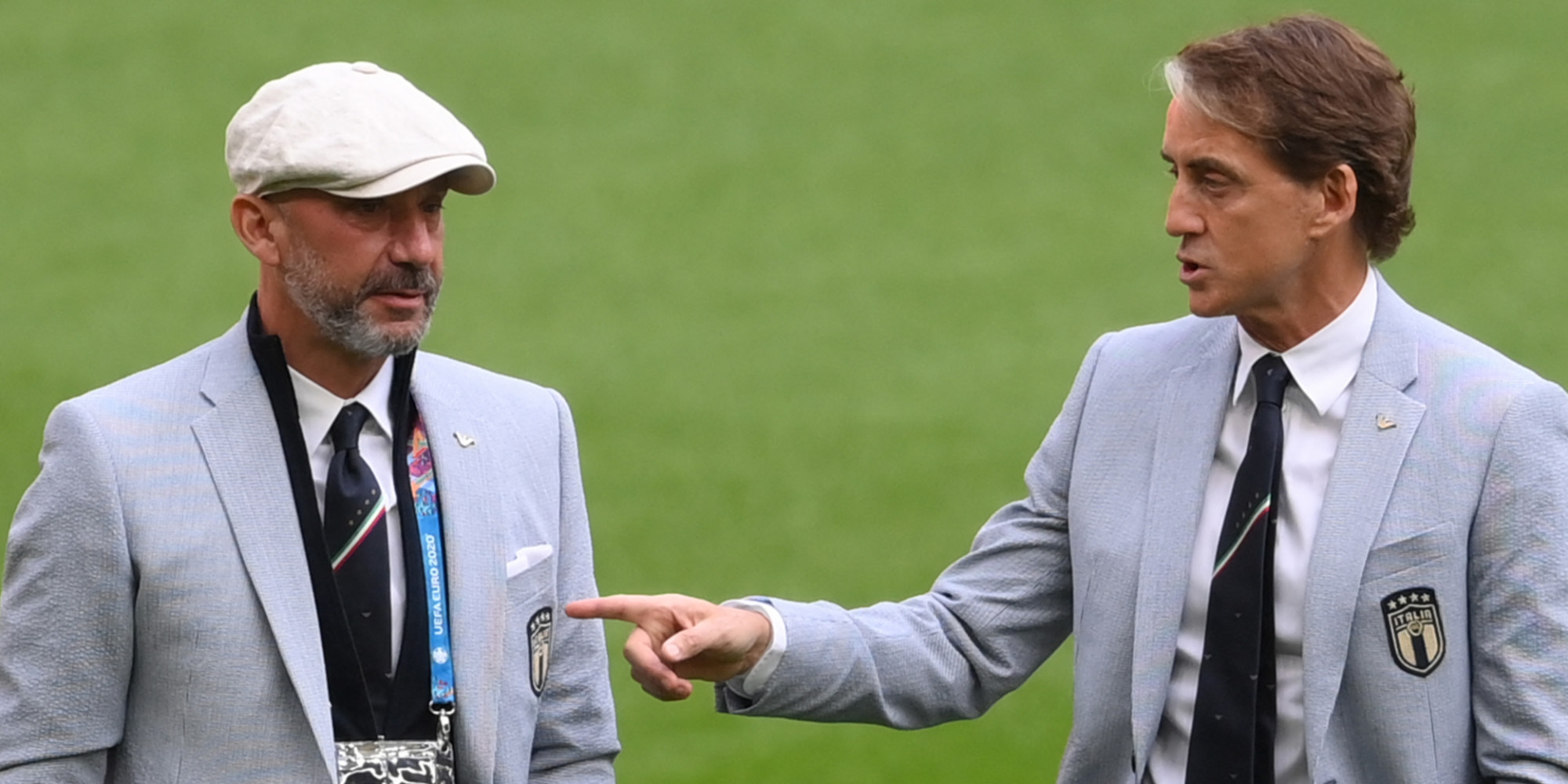 Euro : Gianluca Vialli et Roberto Mancini, deux ...