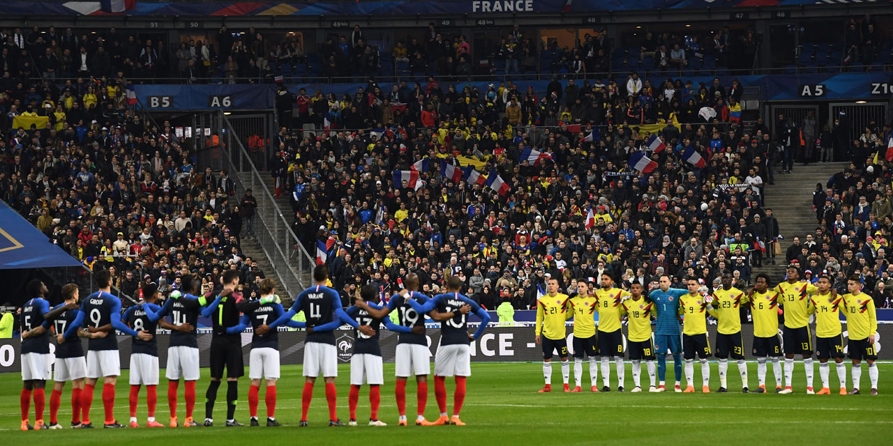 Foot - France-Colombie : une minute de silence pour les ...