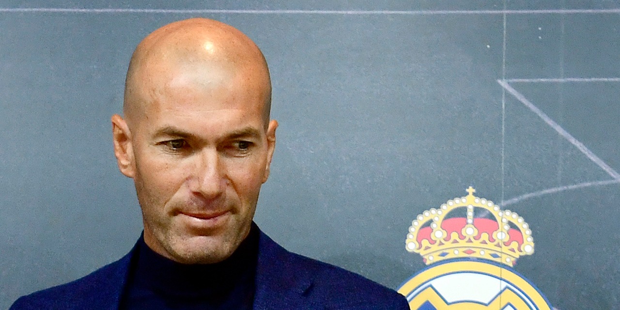 Football : l'entraîneur du Real Madrid Zinédine Zidane positif au Covid-19