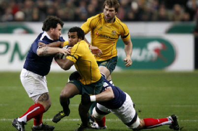 France-Australie 13-13 (Mi-temps)