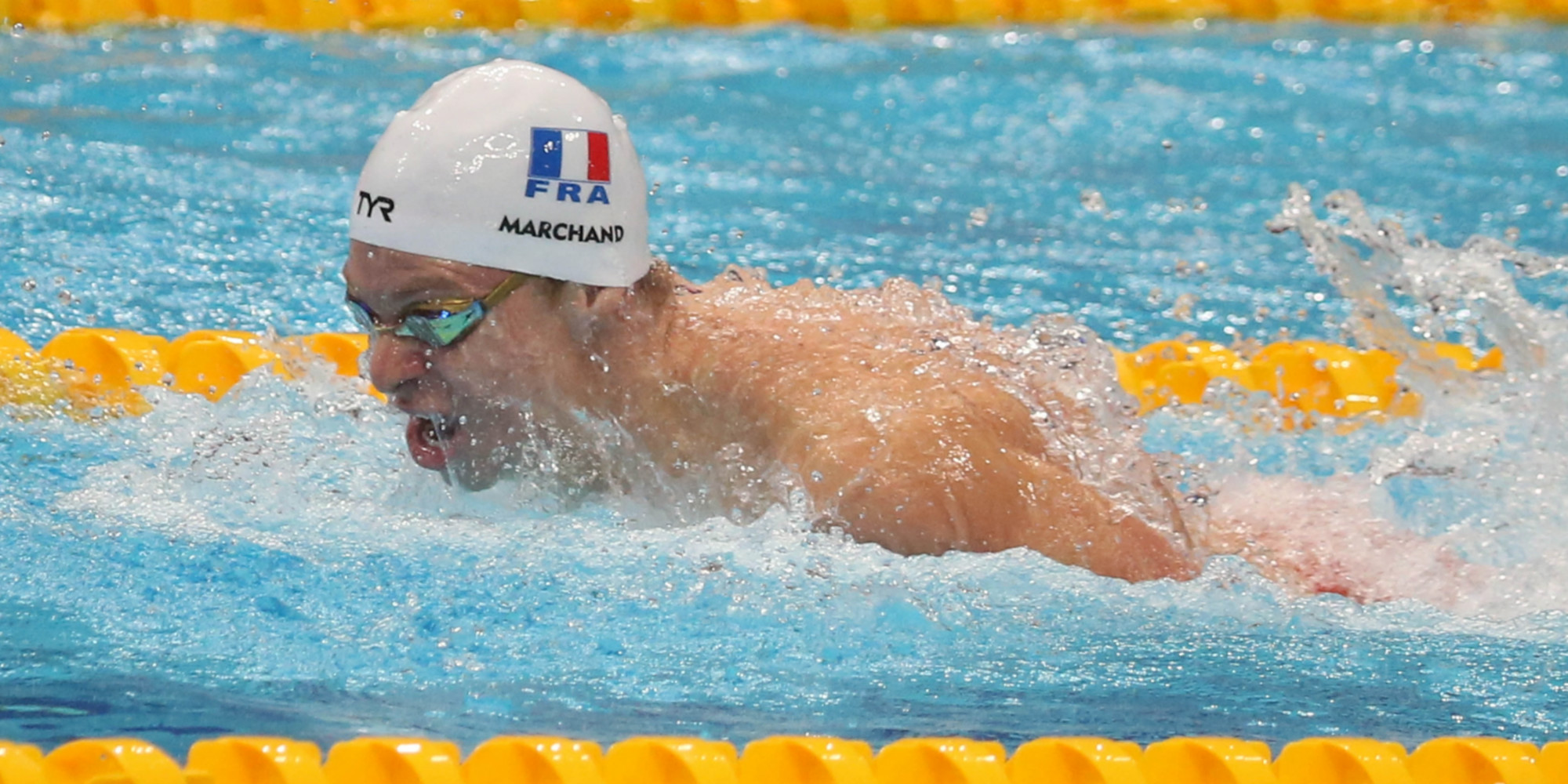 Impressive in the United States, French swimmer Léon Marchand