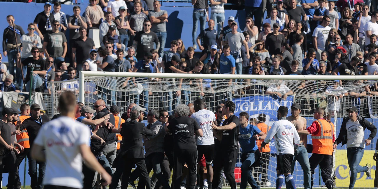 incidents contre lyon defaite sur tapis vert pour bastia furiani suspendu encore deux matches