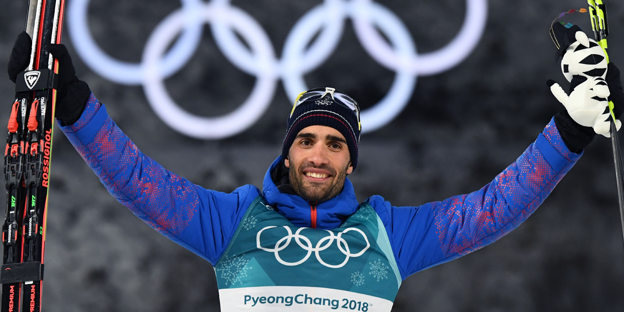 Jo 2018 Biathlon Martin Fourcade Champion Olympique De La Poursuite