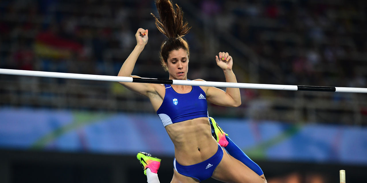 Jo De Rio 2016 Athletisme La Grecque Stefanidi Championne Olympique De Saut A La Perche