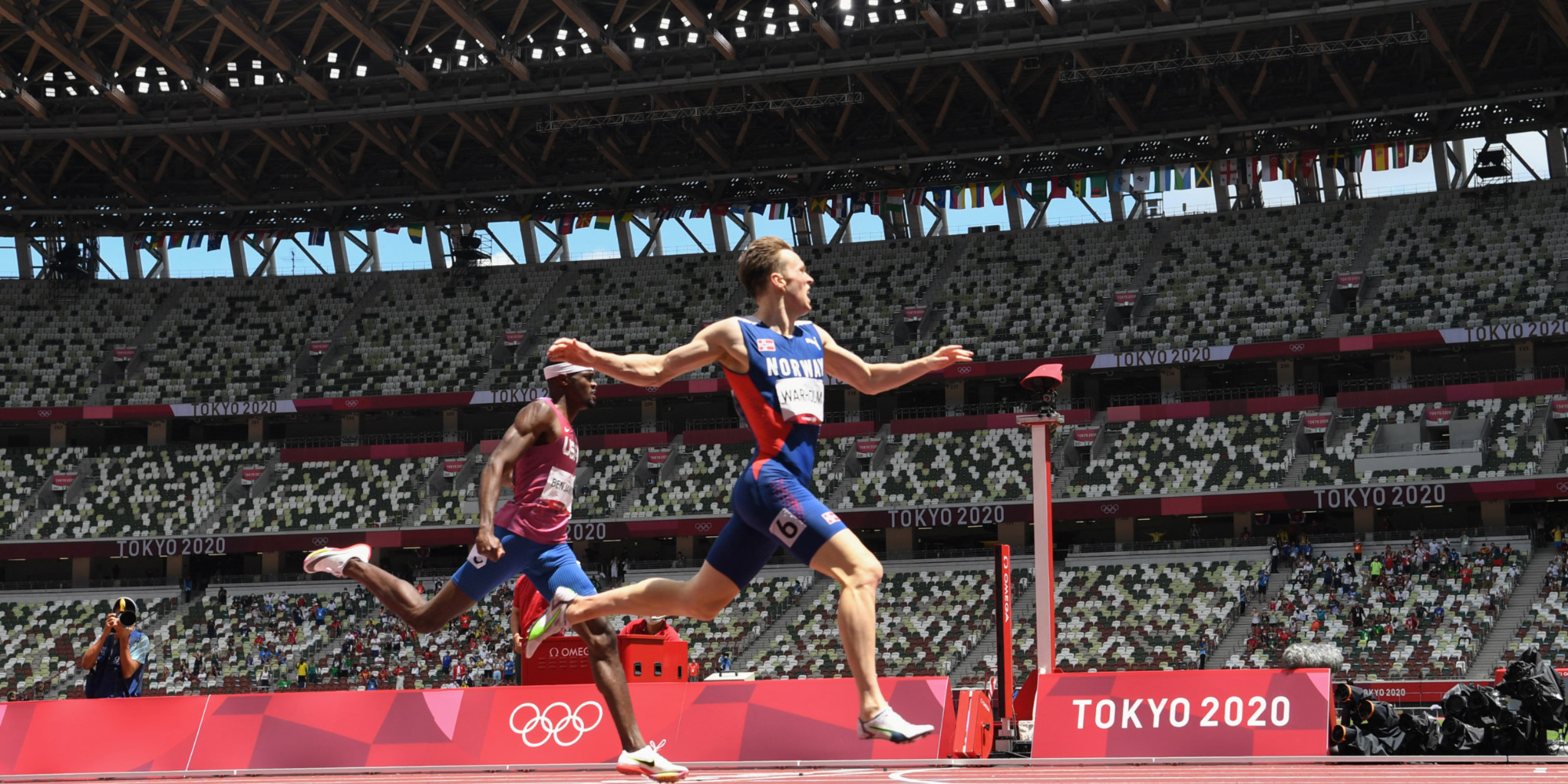 Olympic Games: Karsten Warholm wins gold in 400m hurdles ...