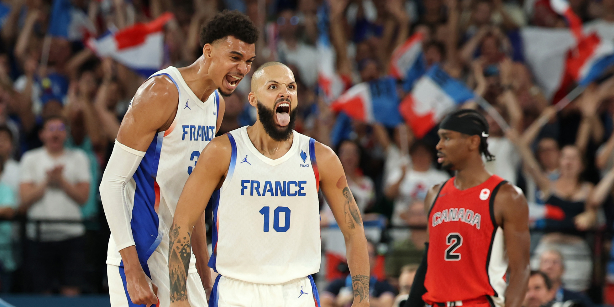 les basketteurs français créent l’exploit face au Canada et filent en demies les basketteurs français créent l’exploit face au Canada et filent en demies