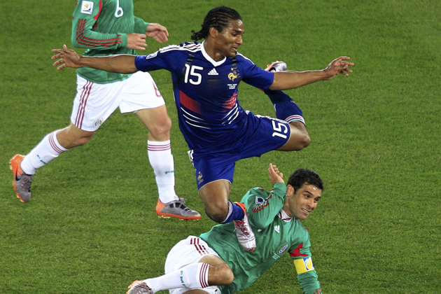 La France battue par le Mexique (2-0)