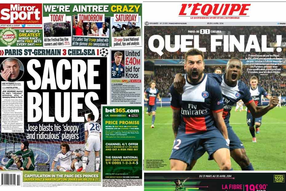 La presse salue la performance du PSG