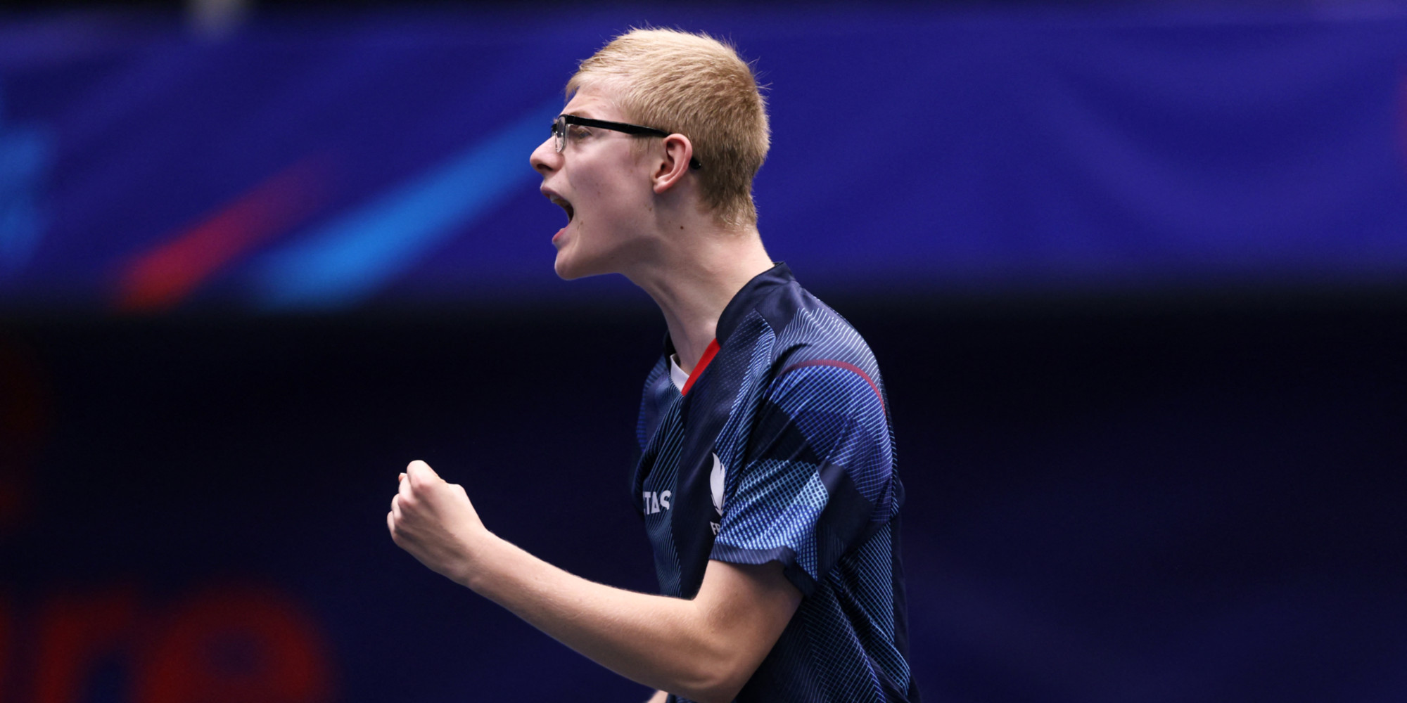 French table tennis player Félix Lebrun wins gold at the European Games