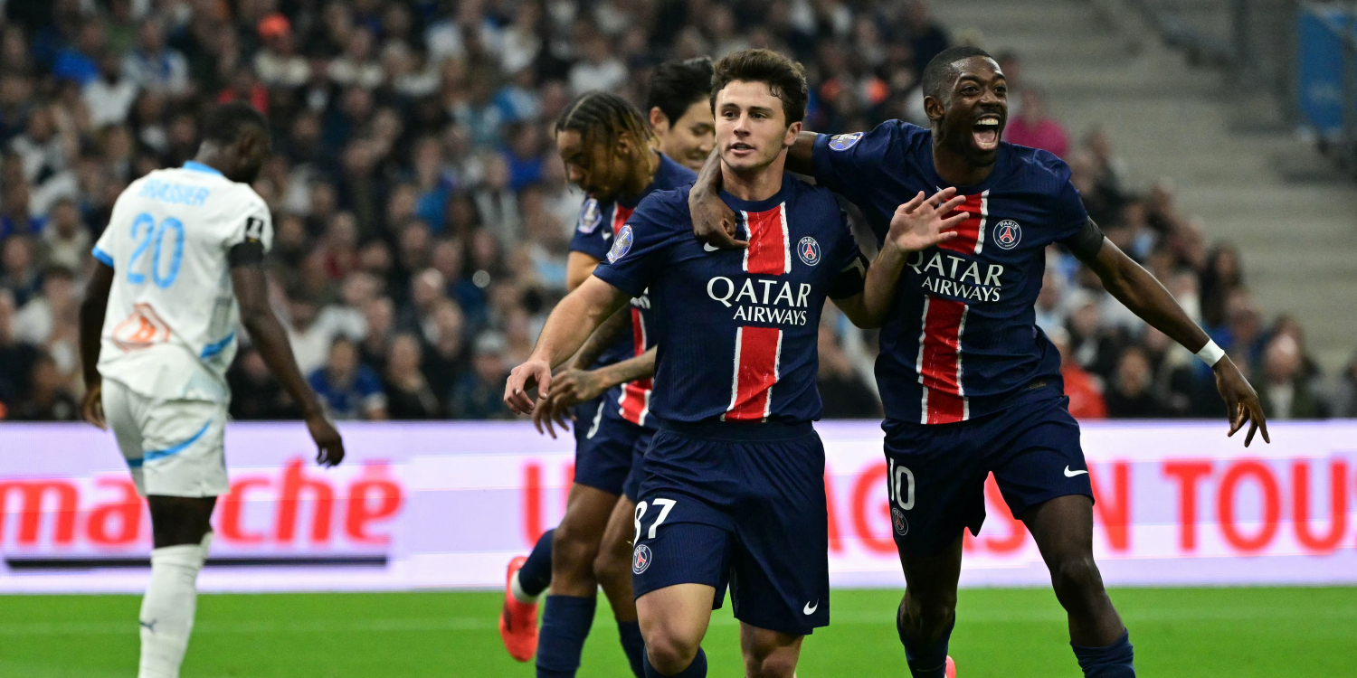 le Paris Saint-Germain s&rsquo;impose largement face à Marseille et prend seul la tête du championnat