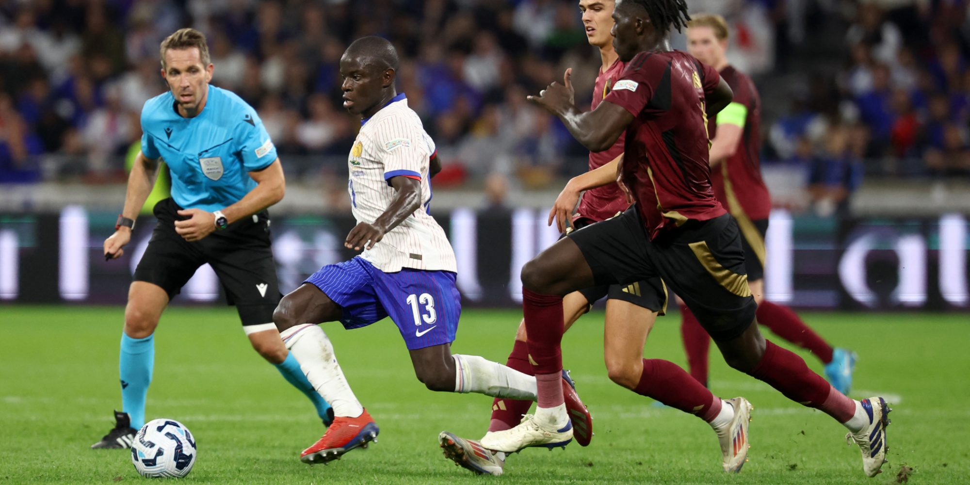 Ligue des Nations la France relève la tête en battant la Belgique 20