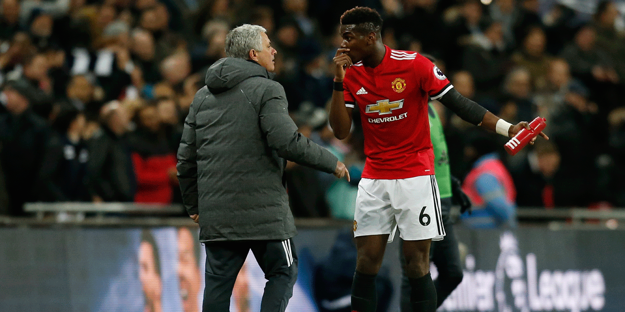 Manchester United : Pogba est "heureux" selon Mourinho et ...
