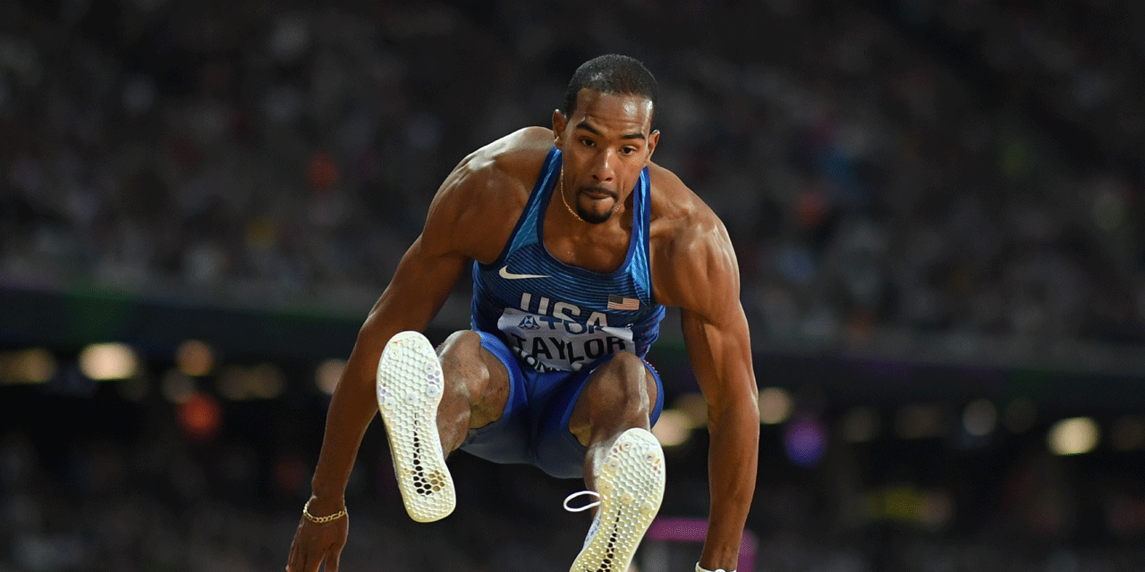 Mondiaux D Athletisme L Americain Christian Taylor Champion Du Monde Du Triple Saut