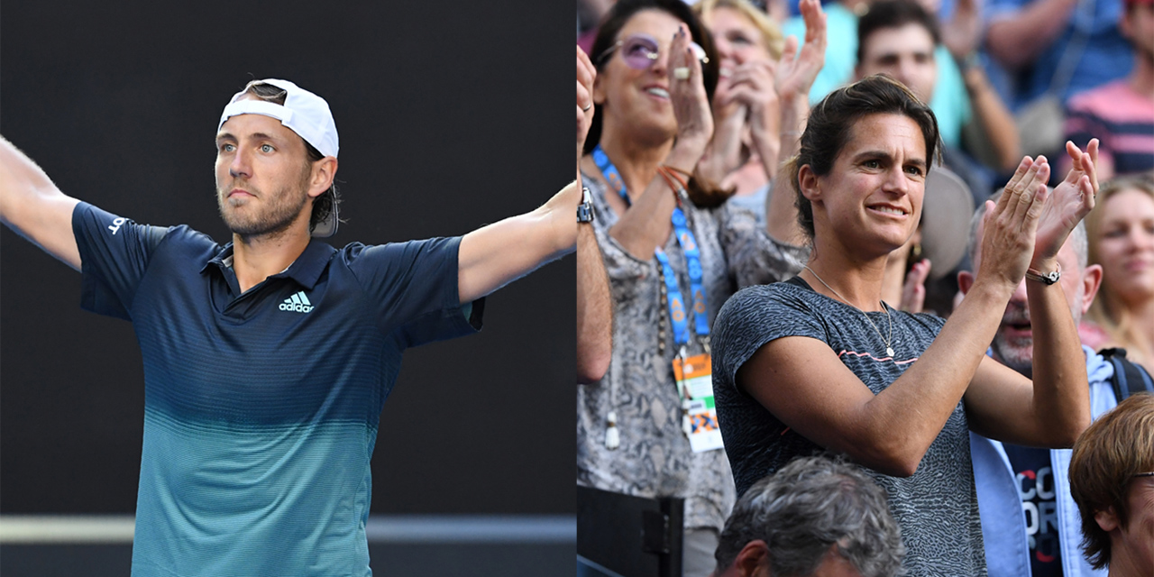 Open d’Australie : Lucas Pouille et Amélie Mauresmo, un duo déjà gagnant