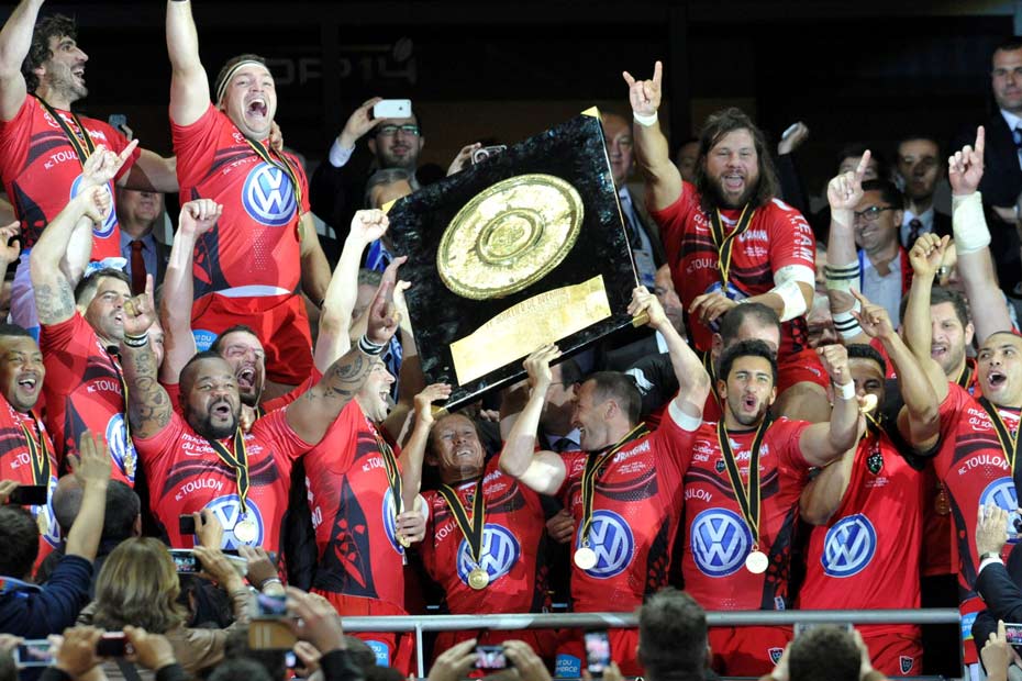 Rugby Toulon sacré champion de France