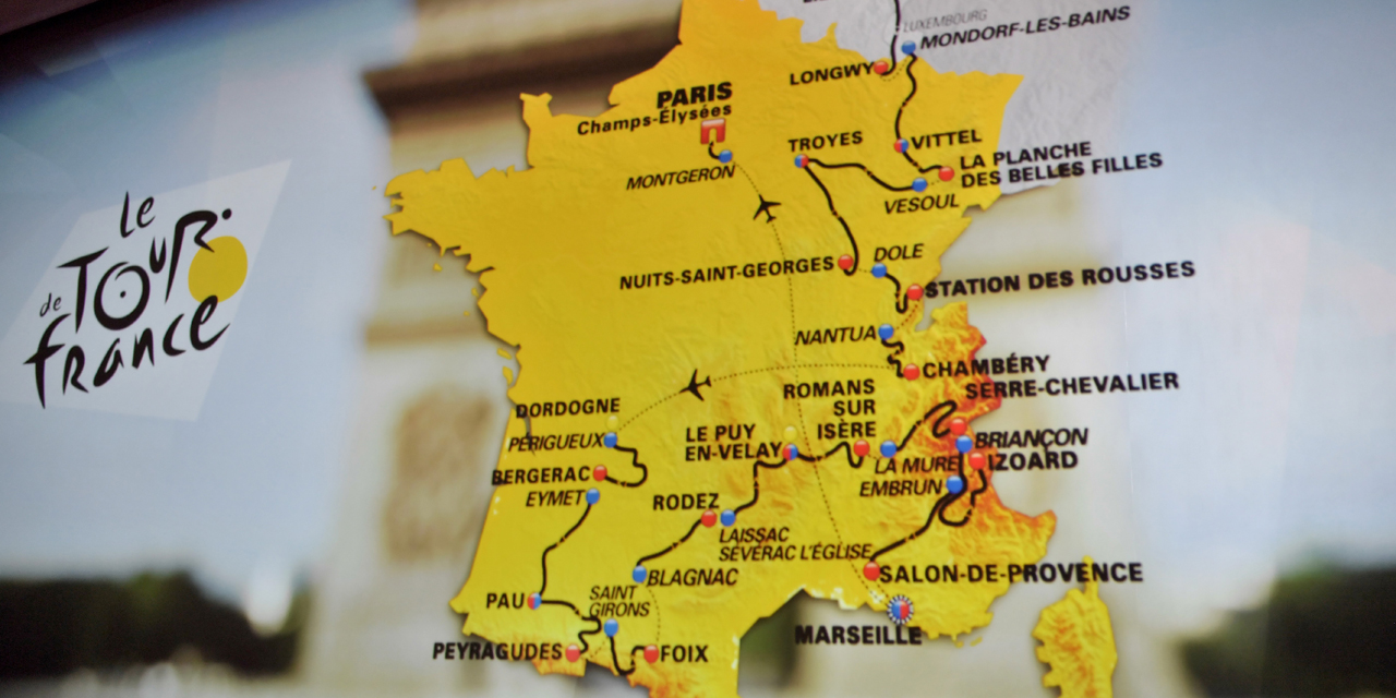 carte tour de france 2017