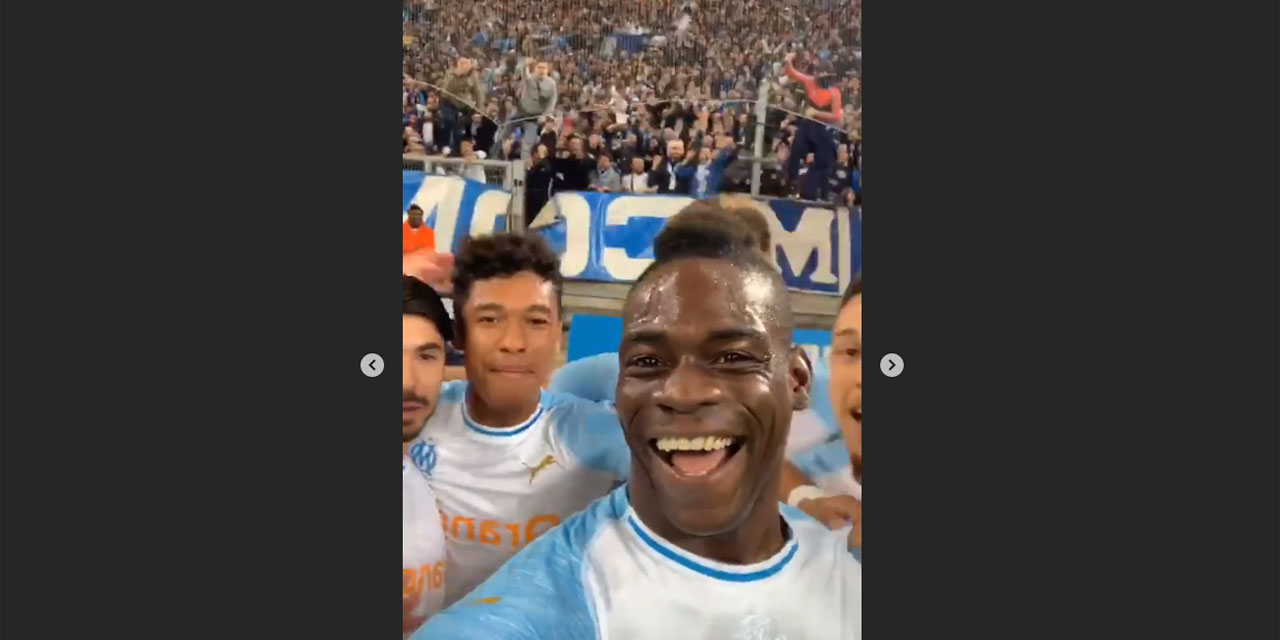 Balotelli instagram celebration