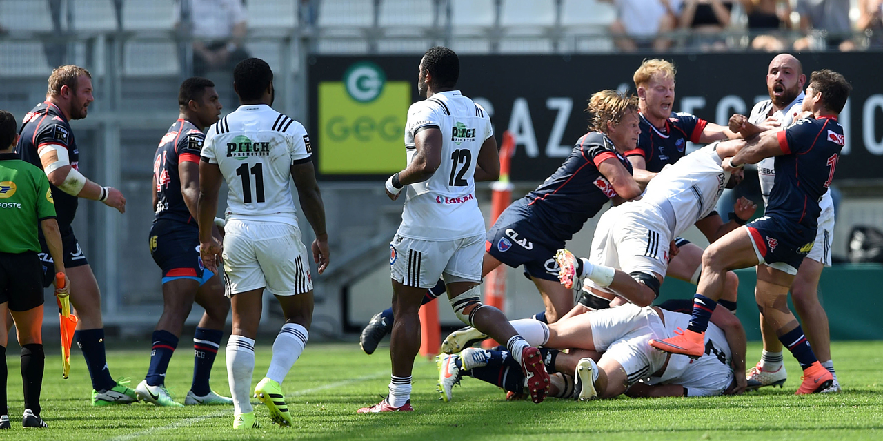 VID O Rugby Top 14 Bagarre G n rale Entre Grenoble Et Brive 