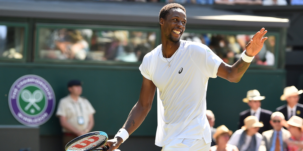 Wimbledon Gaël Monfils pour la 1ère fois en huitièmes de finale