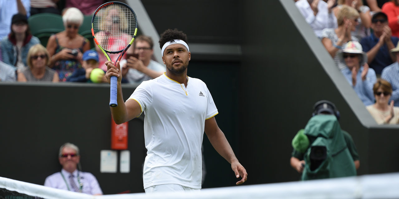 Wimbledon : Tsonga passe sans forcer au deuxième tour