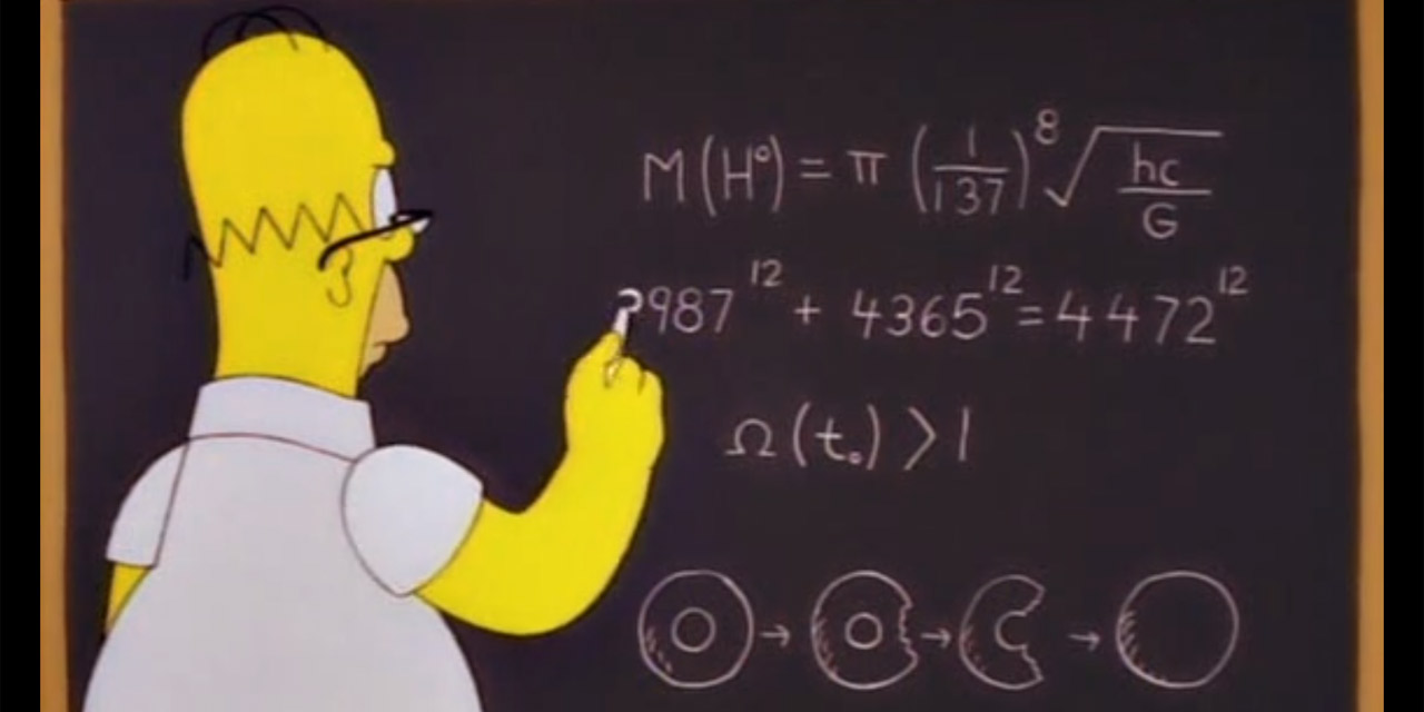 Homer Simpson Physicien De Genie